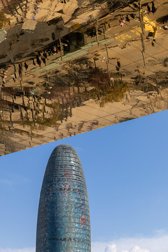 Mercado de Encants y Torre Agbar - Barcelona